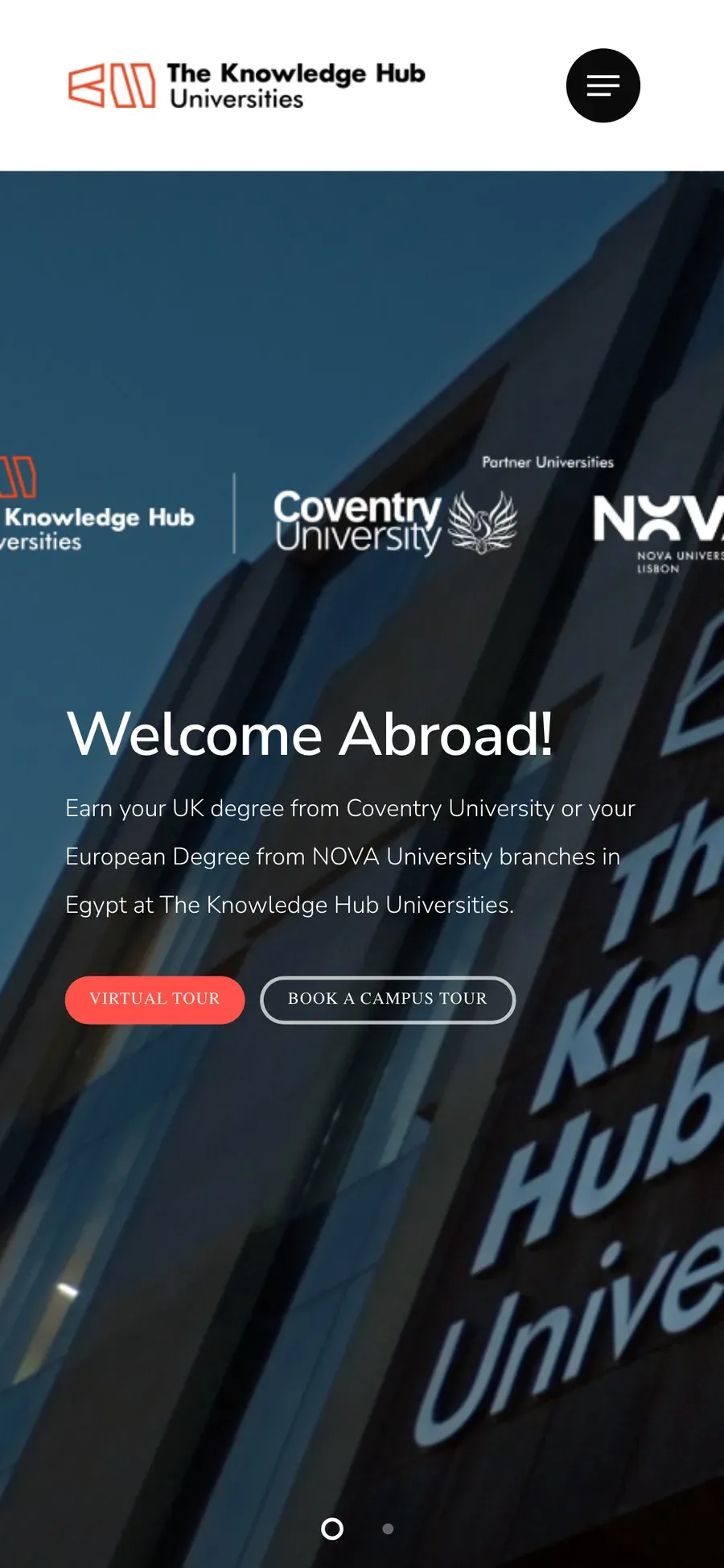 The Knowledge Hub Universities on mobile